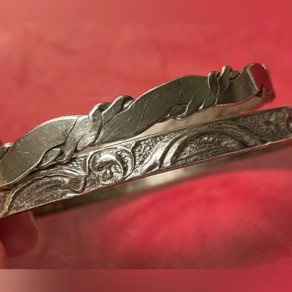 2 Bangle Vintage Bracelets - Taxco / Mexico - Picture 2 of 5